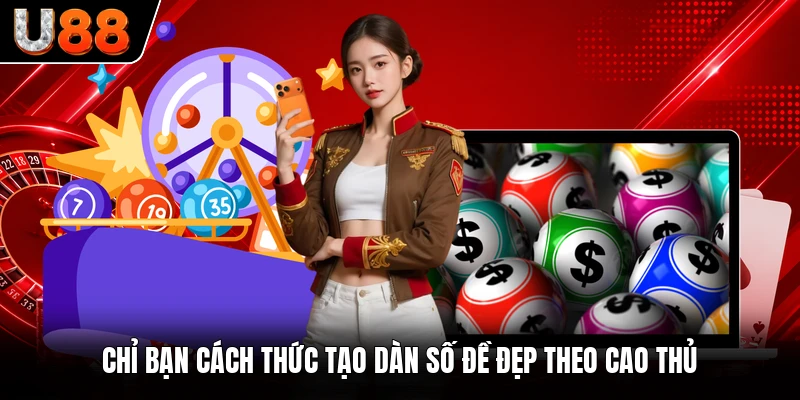Chỉ bạn cách thức tạo dàn số đề đẹp theo cao thủ