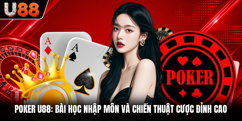 Poker U88: Bài Học Nhập Môn Và Chiến Thuật Cược Đỉnh Cao