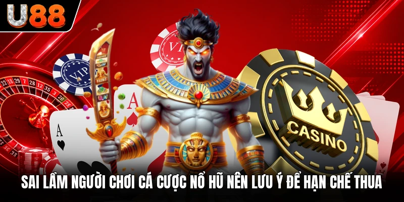 Sai lầm người chơi cá cược nổ hũ nên lưu ý để hạn chế thua